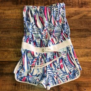 24H LEFT lilly pulitzer beach romper size xs